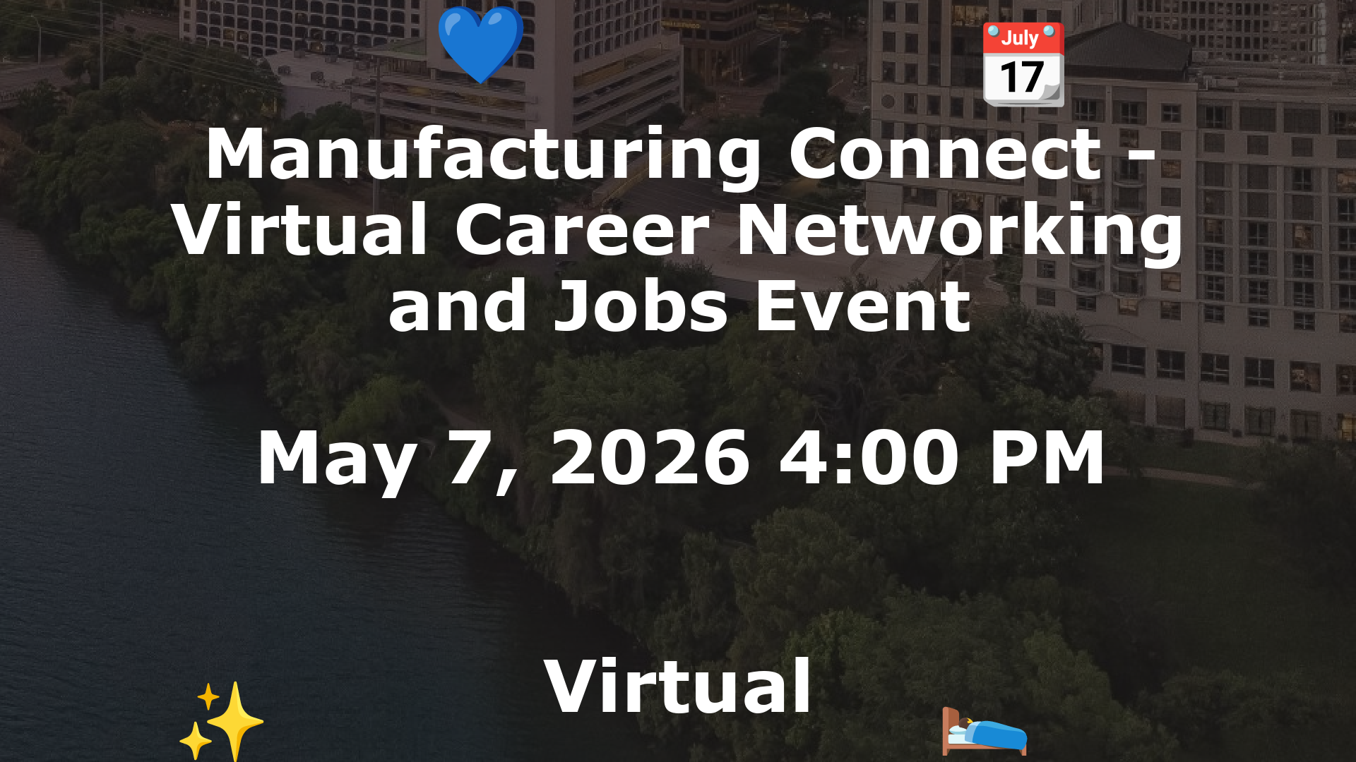 Manufacturing Connect - Virtual Career Networking and Jobs Event event image